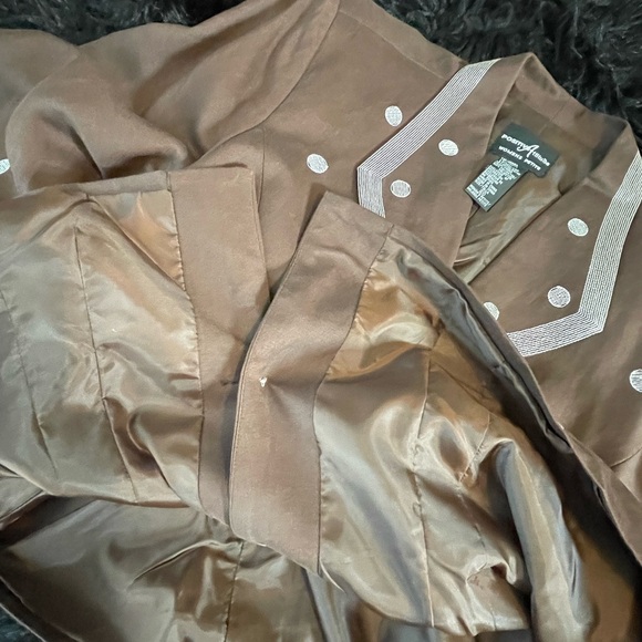 Positive Attitude embroidered linen jacket, 20 petite - Picture 6 of 8